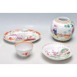 FOUR 19TH AND 20TH CENTURY CHINESE ORIENTAL CERAMIC WARE