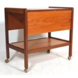 RETRO VINTAGE 20TH CENTURY TEAK WOOD DRINKS TROLLEY