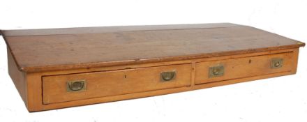 SUBSTANTIAL VICTORIAN DOUBLE CLERKS DESK