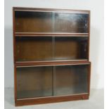 1960’S MINTY OAK LAWYERS BOOKCASE