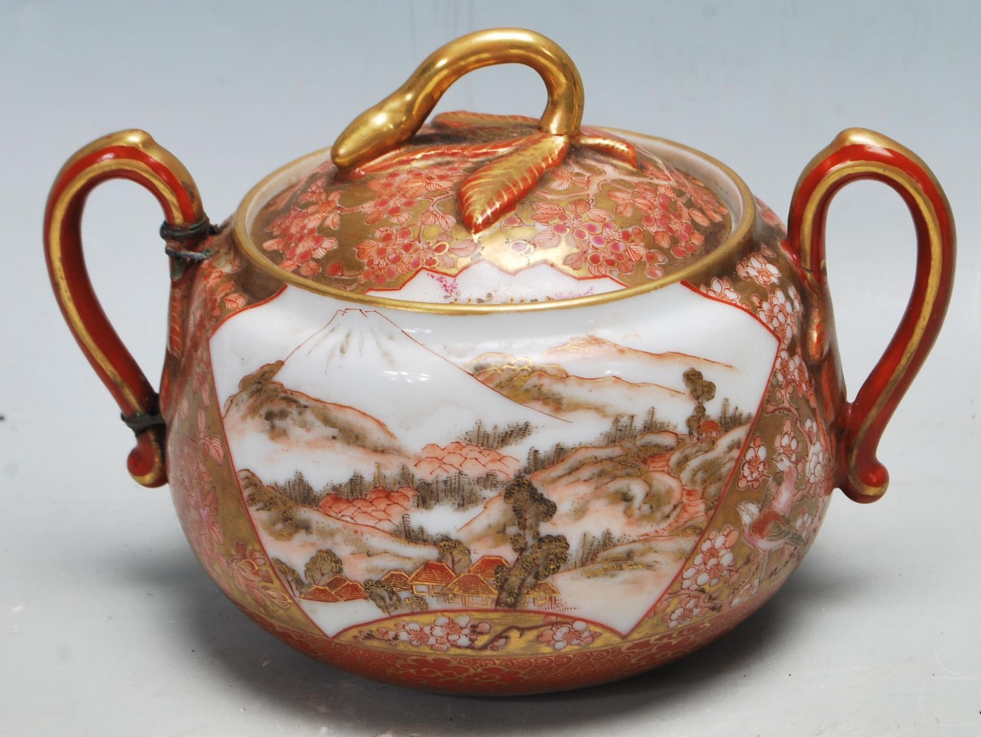 19TH CENTURY JAPANESE MEIJI PERIOD TEA SET FOR TWO - Image 8 of 12