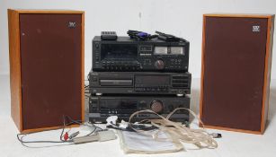 COLLECTION OF VINTAGE AUDIO HU FI EQUIPMENT BY PANASONIC & TECHNICS