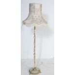 1950’S ONYX AND BRASS FLOOR STANDARD LAMP