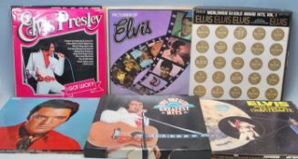 ELVIS PRESLEY GROUP OF FIFTEEN VINYL RECORD ALBUMS AND BOX SETS