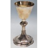 MID 20TH CENTURY SIVER MEDIEVAL CHAILCE CUP