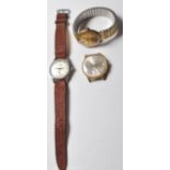 THREE VINTAGE MENS WRISTWATCHES