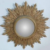 1950’S ART DECO STYLE SUNBURST WALL MIRROR