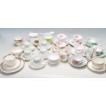 LARGE QUANTITY OF 19TH AND 20TH CENTURY FINE BONE CHINA CERAMIC WARE