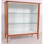 VINTAGE RETRO 20TH CENTURY DANISH INSPIRED TEAK WOOD DISPLAY CABINET