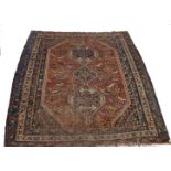 19TH CENTURY AFGHAN / IRAQ QASHQAI CARPET RUG