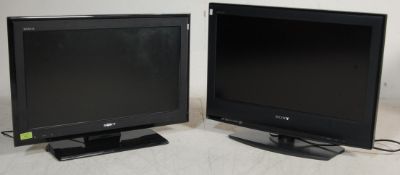 TWO SONY 26" FLATSCREEN TVS