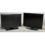 TWO SONY 26" FLATSCREEN TVS