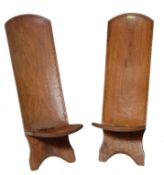 TWO EARLY 20TH CENTURY AFRICAN BIRTHING CHAIRS