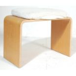 RETRO VINTAGE BENTWOOD DRESSING TABLE STOOL