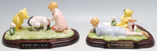 ROYAL DOULTON - WINNIE THE POOH - BOXED CERAMIC STATUES