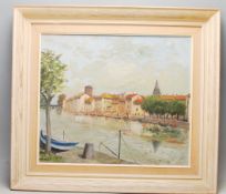 W BARING PEMBERTON PAINTING OF THE HERAULT AT AGDE