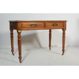 19TH CENTURY VICTORIAN MAHOGANY WRITING TABLE DESK