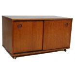 VINTAGE RETRO 1960’S TEAK WOOD LOW CABINET BY AVALON