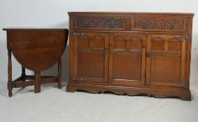 OLD CHARM STYLE JACOBEAN REVIVAL DRESSER BASE