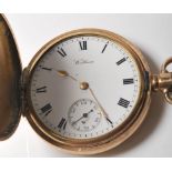 ANTIQUE WALTHAM GIANT MENS GILT POCKET WATCH