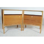 PAIR OF RETRO VINTAGE G PLAN BEDSIDE CABINETS