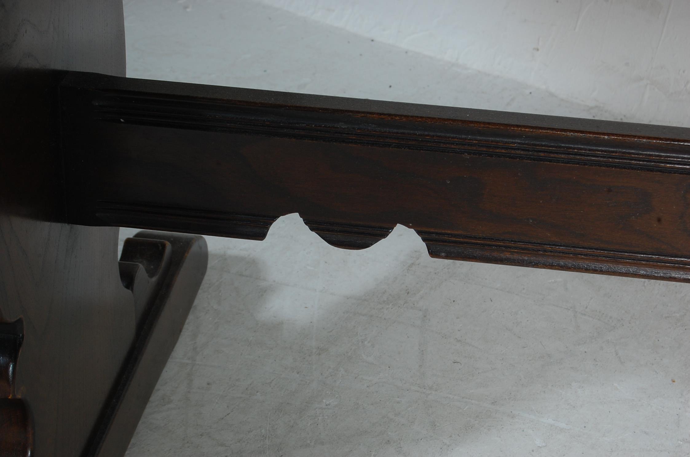 RETRO 20TH CENTURY ERCOL OLD COLONIAL DINING TABLE - Image 8 of 8