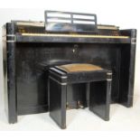 ART DECO EARLY 20TH CENTURY EAVESTAFF PIANETTE MINIPIANO