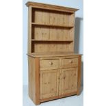 19TH CENTURY VICTORIAN COUNTRY PINE KITCHEN DRESSER