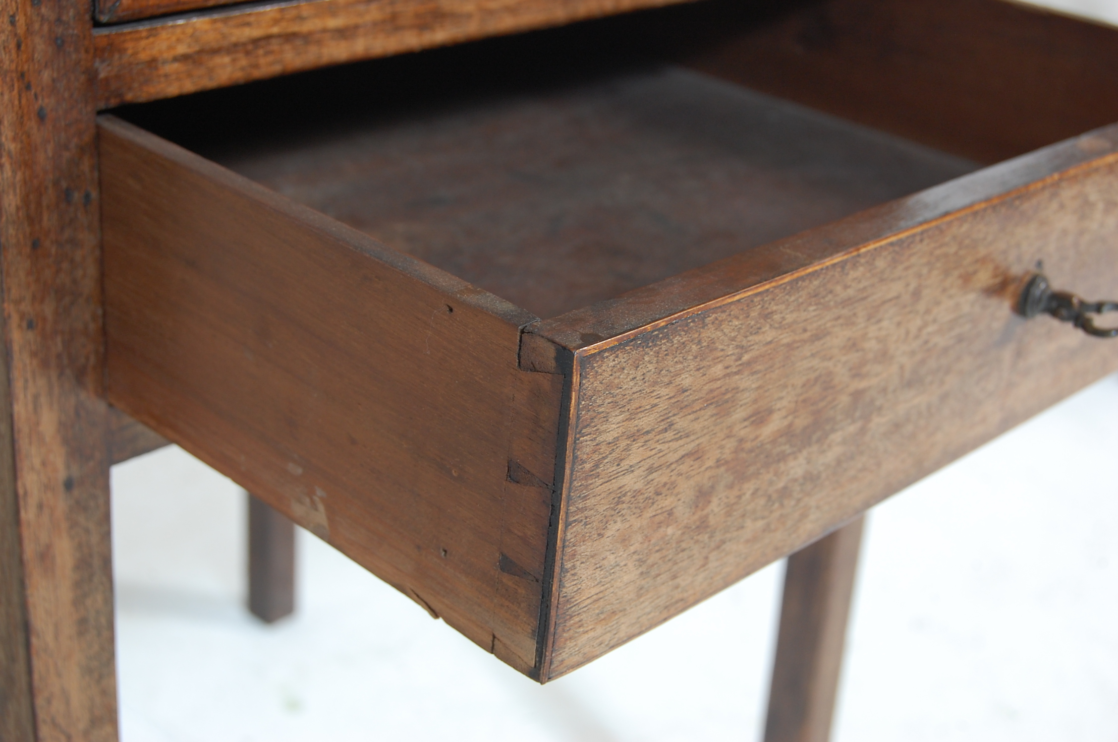 GEORGE III MAHOGANY WASHSTAND AND ANOTHER - Image 5 of 8