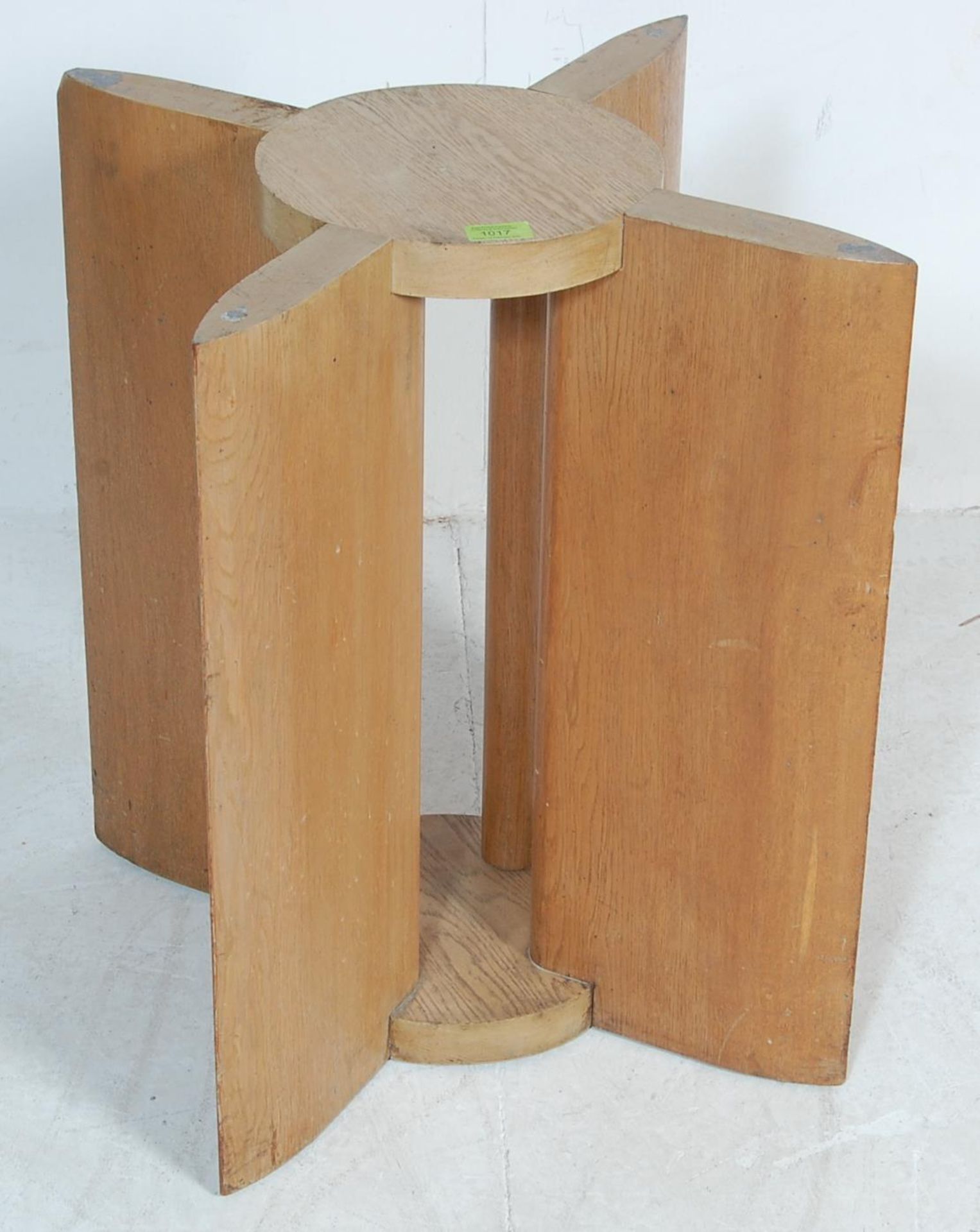 ART DECO OAK TABLE BASE - Bild 2 aus 6