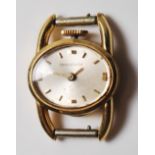 VINTAGE JAEGER LECOULTRE 18CT GOLD LADIES WATCH