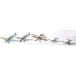 COLLECTION OF X5 BRITISH & GERMAN WWII FIGHTER MOD