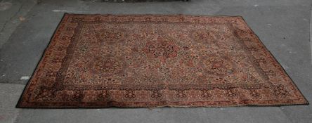 MID CENTURY CIRCA 1950’S PERSIAN AFGHAN CARPET RUG