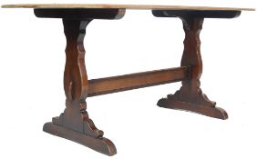 ERCOL OLD COLONIAL OAK REFECTORY DINING TABLE