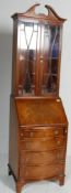 ANTIQUE STYLE GEORGIAN REVIVAL MAHOGANY BUREAU BOOKCASE