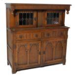 20TH CENTURY VICTORIAN STYLE COURT CUPBOARD