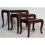 20TH CENTURY ANTIQUE STYLE CHINESE NEST OF TABLES