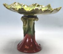 19TH CENTURY VICTORIAN CIRCA 1890 ART NOUVEAU BRETBY CENTREPIECE TAZZA DISH