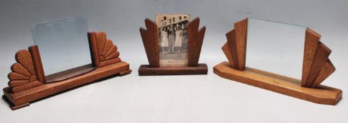 COLLECTION OF THREE EARLY 20TH CENTURY ART DECO