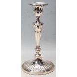 EDWARDIAN WILLIAM AND SONS SILVER HALLMARKED CANDLESTICK