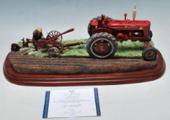 BORDER FINE ARTS - A2142 - MAKING ADJUSTMENTS - TRACTOR STATUE