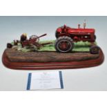 BORDER FINE ARTS - A2142 - MAKING ADJUSTMENTS - TRACTOR STATUE