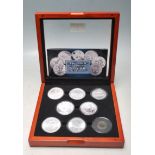 2018 BRADFORD EXCHANGE MAGNIFICENT SEVEN SOLID SILVER COIN SET