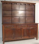 IMPRESSIVE 18TH CENTURY STYLE MAHOGANY KITCHEN DRESSER OF LARGE PROPORTIONS