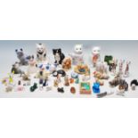LARGE QUANTITY COLLECTION OF CATS ORNAMENTS AND FIGURINES