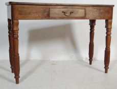 19TH CENTURY VICTORIAN MAHOGANY WRITING TABLE DESK