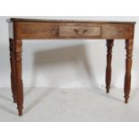 19TH CENTURY VICTORIAN MAHOGANY WRITING TABLE DESK