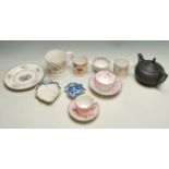 COLLECTION OF ANTIQUE 19TH CENTURY AND LATER POTTERY AND PORCELAIN