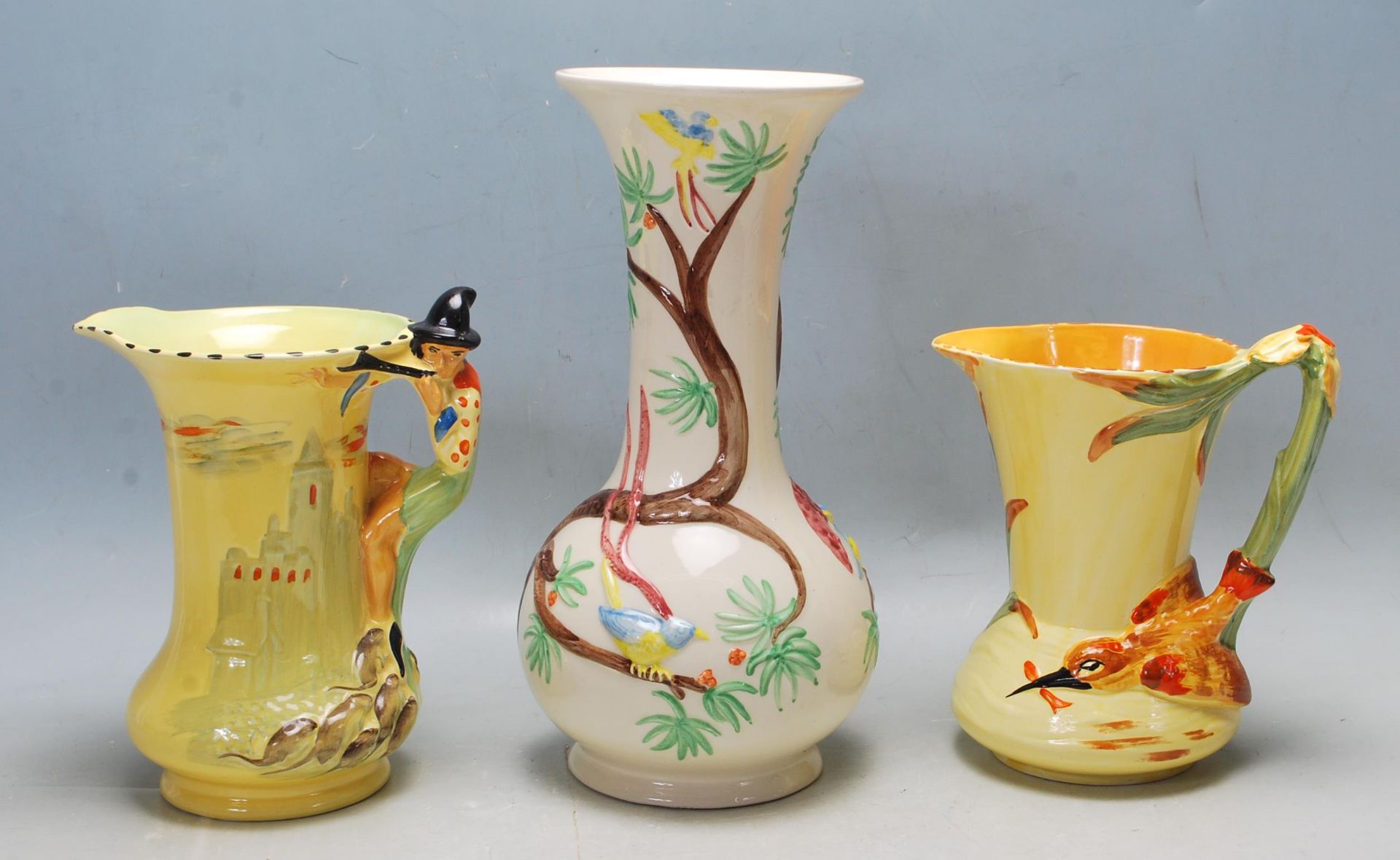 COLLECTION OF CHARLOTTE RHEAD AND BURLEIGHWARE VASES