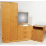 RETRO 20TH CENTURY GOLDEN OAK DRESSING TABLE